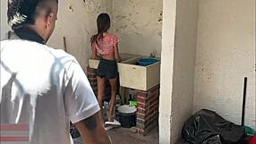 Stepsister Wants Me To Fuck Her While She Washes Clothes