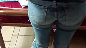 Latina milf spreads wet pussy for doggystyle fuck, cumming hard on stranger's cock.