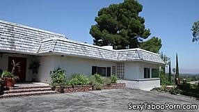 Sensual Hairless Tattooed Babe Cockrides in Kitchen After Blowjob