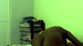 Amateur homemade ebony goddess performs bent over doggystyle and cowgirl riding positions