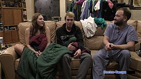 Nurse Nova Maverick Teases Patient with Ultrasound