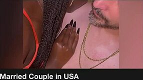 horny black model gagged handcuffed getting dick rides glass dildo and playing with pussy