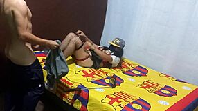 found stepmother recording erotic video in my apartment then asked for help to complete homemade porn