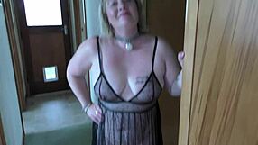 Kiwi Trashy Slut Pleasures Her Master on Valentine's Day Amid a Storm, Sloppy Creampie Finale