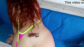 Cum on this big ass latina redhead anal sex!