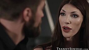 Long Haired Shemale Ava Holt Gets Rimmed Before Relentless Anal Plowing