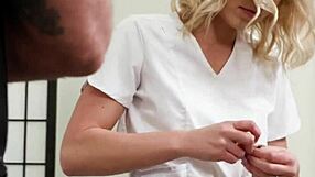 Busty Blondie Massage