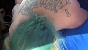 Cheating blonde whore sucks cock and takes facial in public during daytime