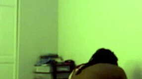 Amateur homemade ebony goddess performs bent over doggystyle and cowgirl riding positions