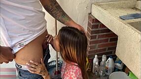 Stepsister Wants Me To Fuck Her While She Washes Clothes