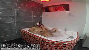 Single Venezuelan Mom Rides Foreign Cock in Jacuzzi