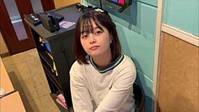 asian schoolgirl cheats with male friend at karaoke despite having a boyfriend