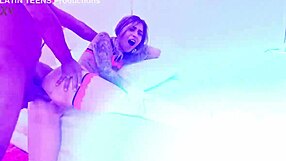 Jazmine White And Lunita Galactica Face Monster Cocks In Intense Gangbang