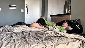 Romantic sex on a cold day with Amberzinha backstage!