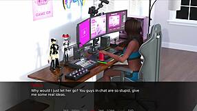 Play the first ravenous gluttons game with shaved pussy action