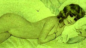 Vintage erotic illustration from antique retro collection