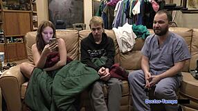 Nurse Nova Maverick Teases Patient with Ultrasound