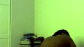 Amateur homemade ebony goddess performs bent over doggystyle and cowgirl riding positions