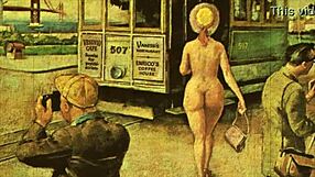 Vintage erotic illustration from antique retro collection