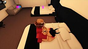 pink haired slut hints at big cock fucking