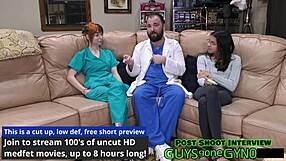 Doctor Tampa in Florida hospital roleplay gets cum extracted by female doctor and nurse