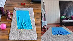 Double the heat and fun in naked yoga dual cam