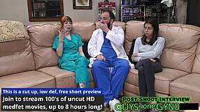 Doctor Tampa in Florida hospital roleplay gets cum extracted by female doctor and nurse