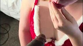 Redhead In Glasses Gives Early Christmas Anal Gift Riding Big Cock In Pov
