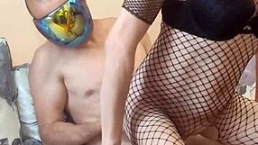 I FILM my WIFE in FISHNETS for HOMEMADE porn