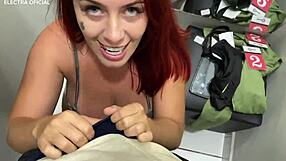 The salesperson entered my fitting room and sucked me off.