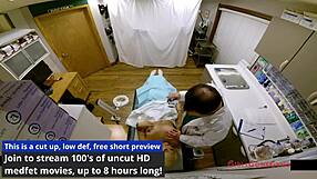 Alexandria Jane spreads for Tampa University entrance physical!