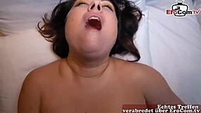 German old housewife picked up by man on street