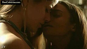 Watch Kaniehtiio Horn Engage In Intense Lesbian Sex In Hemlock Groves S1E9!