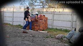 latina worker flashing and having sex at office on security cams