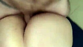 Big bbw milf takes fat uncut cock cumshot on ass