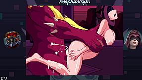 dominates seris in rough doggystyle fucking