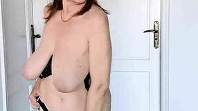 i will seduce you in black stockings and lingerie so that we can enjoy my hairy grannys pussy together