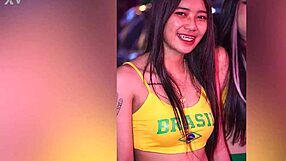 Sexy Asian Gogo Stripper Pole Dancing