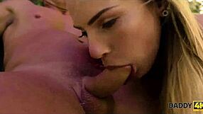 jenny enjoys wild sex with her mature dad