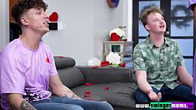 Studly Stepsons Drill Their Jilted Stepmoms Juicy Pussies On Valentines Day