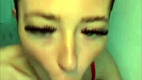 The british exchange student enjoys solo play in her dorm