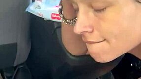 Pretty Young 18+ Hooker Is On The Phone With Her Boyfriend While She Is Getting Fucked Completely Naked While In Public