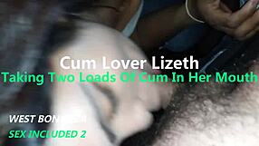 i swallowed two cum shots from lizeth, my lover