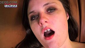 sarah james sucks cock deeply in pov doggystyle and facial scene