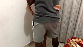 he just got out of jail horny and jerked off on the skinny blonde