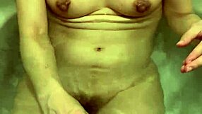 Married 38-year-old housewife with beautiful breasts takes a bath before sex then has lewd sex afterwards