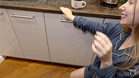 no money for cappuccino, replaces it with sloppy blowjob