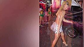 Sexy Asian Gogo Stripper Pole Dancing