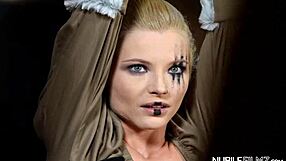 Zazie Skymm stars in a fantasy where she rides big cocks and cums hard