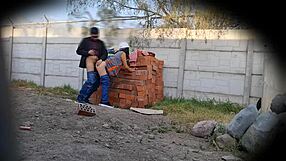 latina worker flashing and having sex at office on security cams